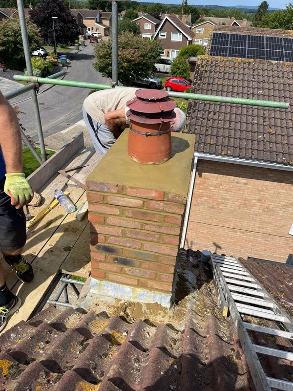 Junction detail on a pitched roof